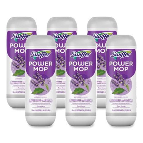 PowerMop Refill Cleaning Solution, Lavender Scent, 25.3 oz Refill Bottle, 6/Carton. Picture 1