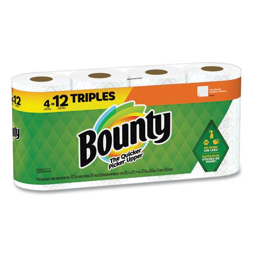 Kitchen Roll Paper Towels, 2-Ply, White, 10.5 x 11, 87 Sheets/Roll, 4 Triple Rolls/Pack, 6 Packs/Carton. Picture 8