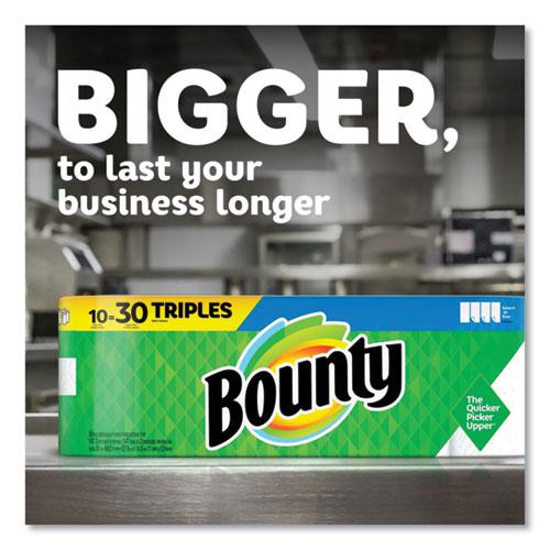 Kitchen Roll Paper Towels, 2-Ply, White, 10.5 x 11, 87 Sheets/Roll, 4 Triple Rolls/Pack, 6 Packs/Carton. Picture 9