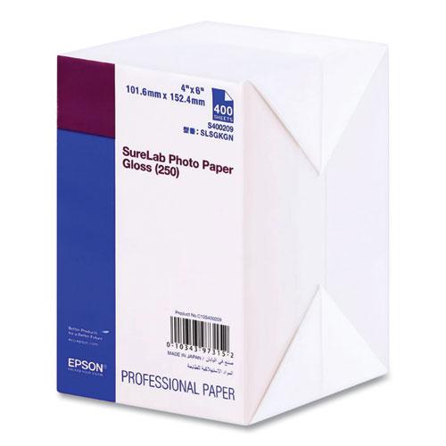 SureLab Photo Paper, 4 x 6, Gloss White, 400/Pack. Picture 1