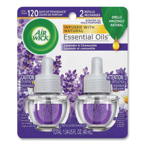 Scented Oil Refill, Lavender and Chamomile, 0.67 oz, 2/Pack, 6 Packs/Carton. Picture 2