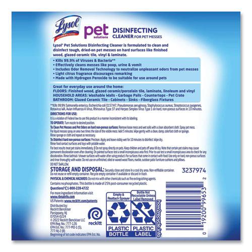 Pet Solutions Disinfecting Cleaner, Citrus Blossom, 32 oz Trigger Bottle, 9/Carton. Picture 5