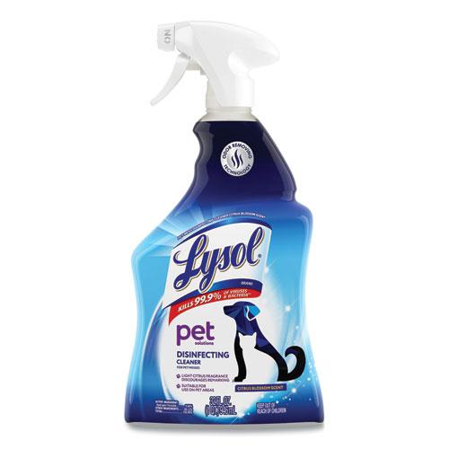 Pet Solutions Disinfecting Cleaner, Citrus Blossom, 32 oz Trigger Bottle, 9/Carton. Picture 1