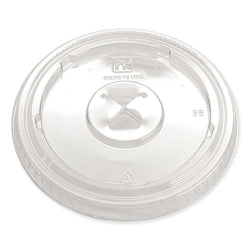 Greenware Cold Drink Lids, X-Slot, Fits 12 oz to 20 oz Cup, 1,000/Carton. Picture 1
