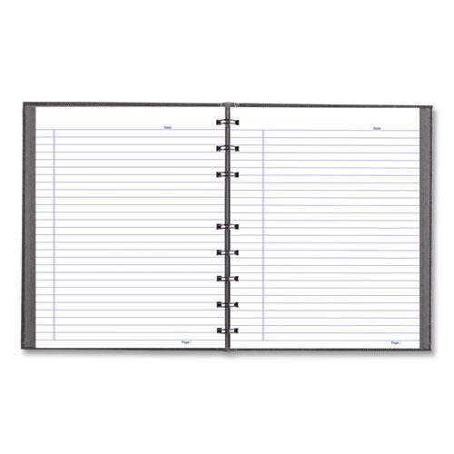 NotePro Notebook, 1-Subject, Medium/College Rule, Cool Gray Cover, (75) 9.25 x 7.25 Sheets. Picture 2