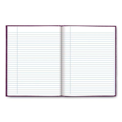Executive Notebook, 1-Subject, Medium/College Rule, Grape Cover, (72) 9.25 x 7.25 Sheets. Picture 2