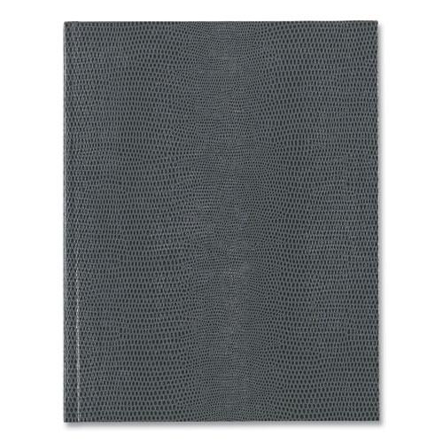 Executive Notebook with Ribbon Bookmark, 1 Subject, Medium/College Rule, Cool Gray Cover, (75) 10.75 x 8.5 Sheets. Picture 4