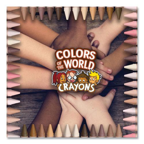 Colors of the World Crayons Classpack, Assorted Colors, 480/Pack. Picture 4