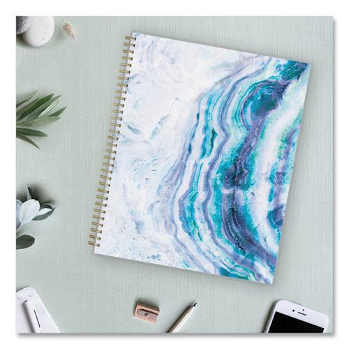 Gemma Academic Year Weekly/Monthly Planner, Geode Artwork, 11 x 8.5, Blue/Purple Cover, 12-Month (July to June): 2024 to 2025. Picture 10