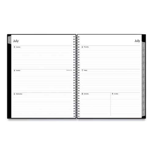 Enterprise Academic Weekly/Monthly Planner, Enterprise Artwork, 11 x 8.5, Black Cover, 12-Month (July to June): 2023 to 2024. Picture 2
