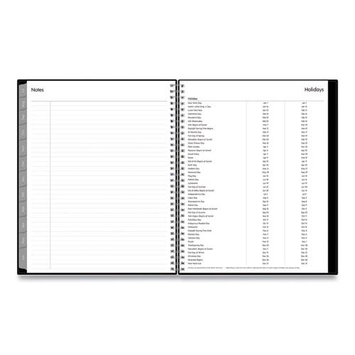 Enterprise Academic Weekly/Monthly Planner, Enterprise Artwork, 11 x 8.5, Black Cover, 12-Month (July to June): 2023 to 2024. Picture 8