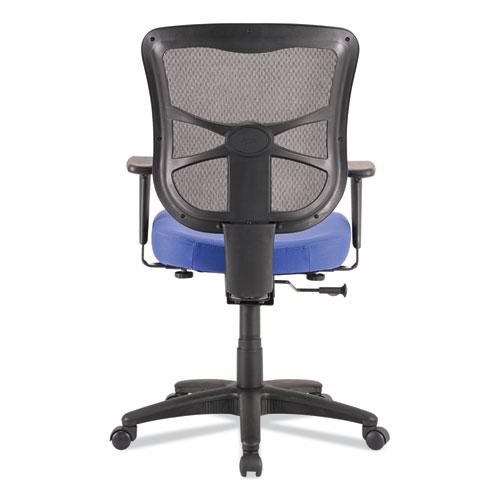 Alera Elusion Series Mesh Mid-Back Swivel/Tilt Chair, Supports Up to 275 lb, 17.9" to 21.8" Seat Height, Navy Seat. Picture 11