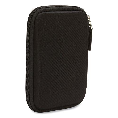 Portable Hard Drive Case, Molded EVA, Black. Picture 3
