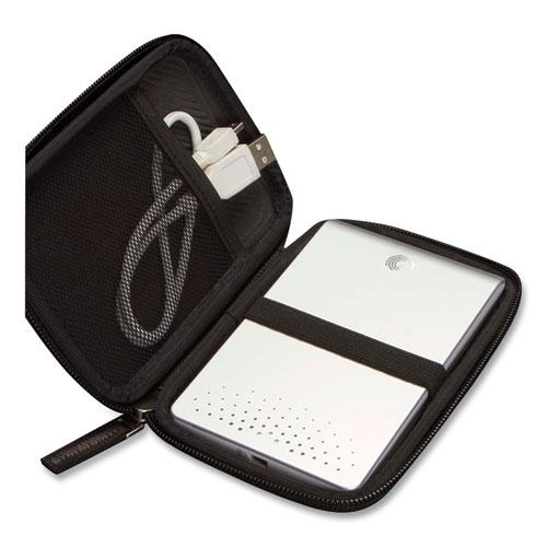 Portable Hard Drive Case, Molded EVA, Black. Picture 4