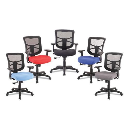 Alera Elusion Series Mesh Mid-Back Swivel/Tilt Chair, Supports Up to 275 lb, 17.9" to 21.8" Seat Height, Black. Picture 8