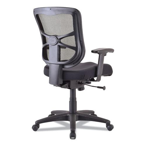 Alera Elusion Series Mesh Mid-Back Swivel/Tilt Chair, Supports Up to 275 lb, 17.9" to 21.8" Seat Height, Black. Picture 11