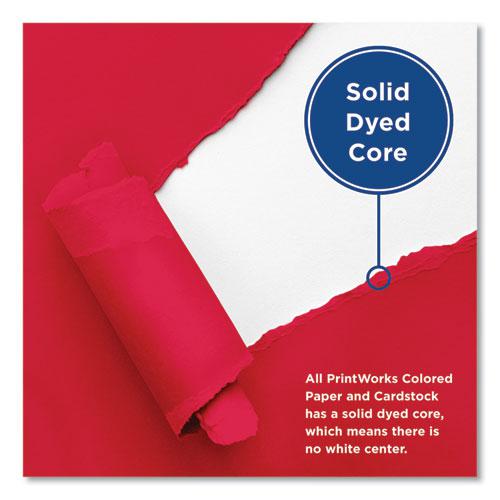 Color Paper, 24 lb Text Weight, 8.5 x 11, Red, 500/Ream. Picture 4