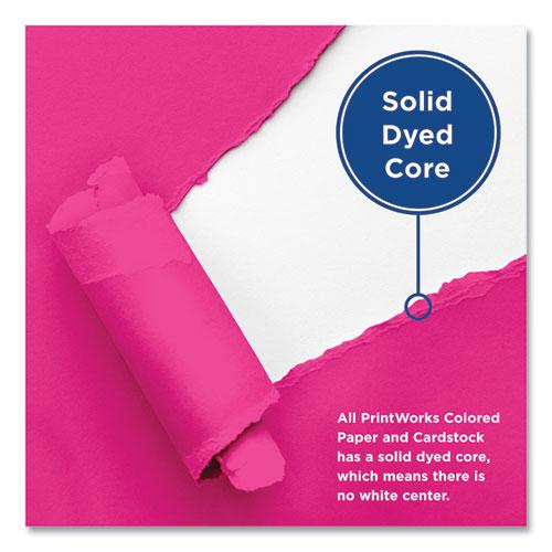 Color Paper, 24 lb Text Weight, 8.5 x 11, Fuchsia, 500/Ream. Picture 4