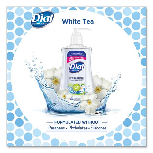 Antibacterial Liquid Hand Soap, White Tea Scent, 11 oz Pump Bottle, 12/Carton. Picture 5