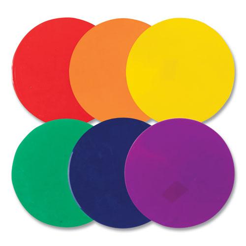 Poly Spot Marker Set, 9" Disks, Assorted Colors, 6/Set. Picture 5