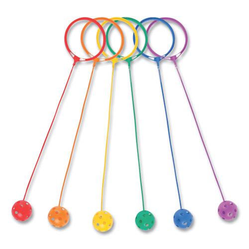 Swing Ball Set, 5.5" Diameter, Assorted Colors, 6/Set. Picture 6
