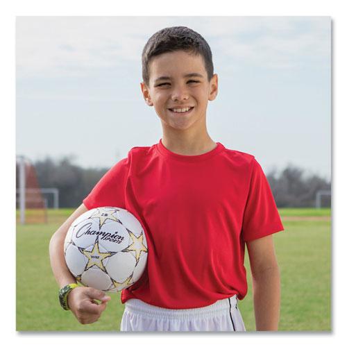 VIPER Soccer Ball, No. 3 Size, 7.25" to 7.5" Diameter, White. Picture 7
