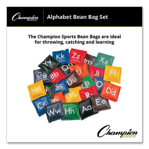 Alphabet Bean Bag Set, Vinyl, Assorted Colors, 26/Box. Picture 2