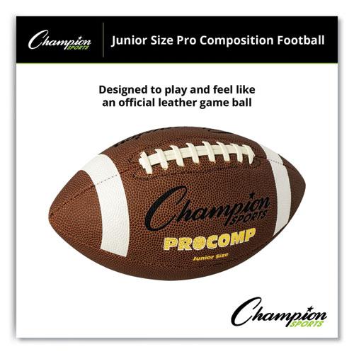 Pro Composite Football, Junior Size, Brown. Picture 2