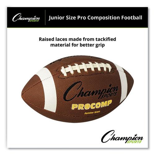 Pro Composite Football, Junior Size, Brown. Picture 5