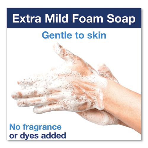 Extra Mild Foam Soap, Unscented, 1 L Refill, 6/Carton. Picture 7