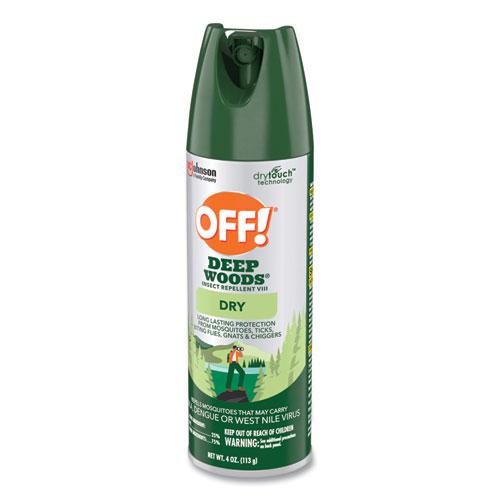 Deep Woods Dry Insect Repellent, 4 oz Aerosol Spray, Neutral, 12/Carton. Picture 2