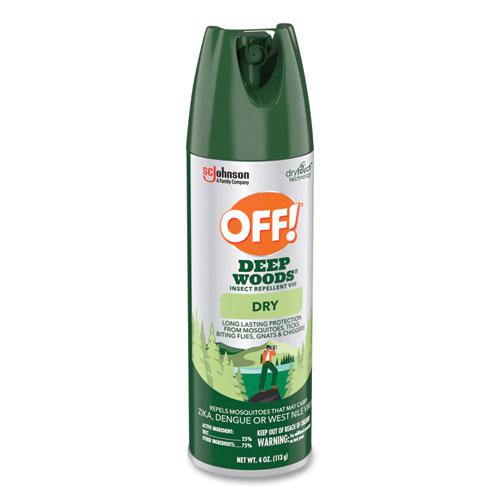 Deep Woods Dry Insect Repellent, 4 oz Aerosol Spray, Neutral, 12/Carton. Picture 3