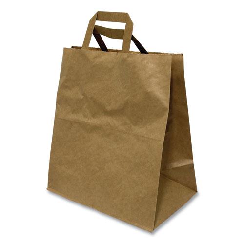 Kraft Paper Bags, 11 x 7 x 12, Kraft Brown, 250/Carton. Picture 4