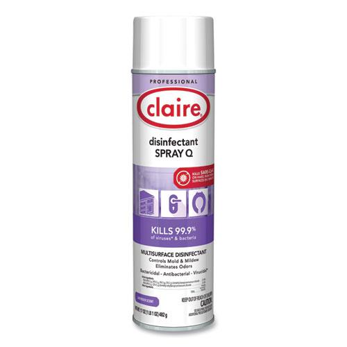 Spray Q Disinfectant. Lavender Scent, 17 oz Aerosol Spray, Dozen. Picture 3
