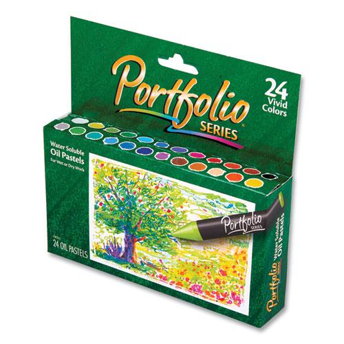 Portfolio Series Oil Pastels, 24 Assorted Colors, 24/Pack. Picture 9