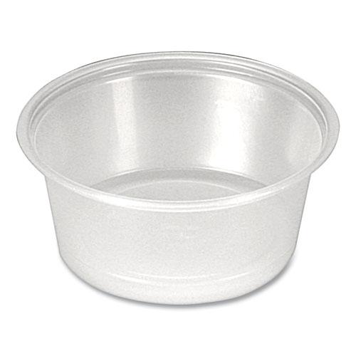Portion Cups, 1.5 oz, Clear, 250/Sleeve, 10 Sleeves/Carton. Picture 1