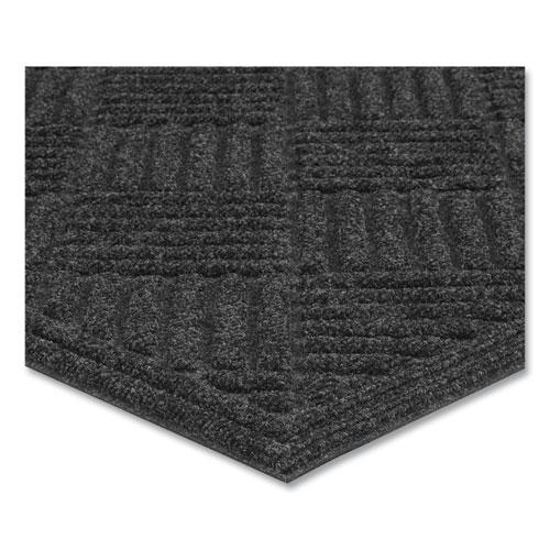 Ecomat Crosshatch Entry Mat, 36 x 60, Charcoal. Picture 4
