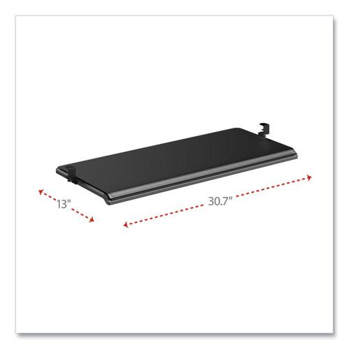 AdaptivErgo Clamp-On Keyboard Tray, 30.7" x 13", Black. Picture 2