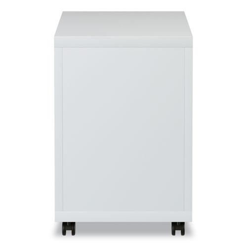 File Pedestal with Full-Length Pull, Left or Right, 2-Drawers: Box/File, Legal/Letter, Light Gray, 14.96" x 19.29" x 21.65". Picture 9
