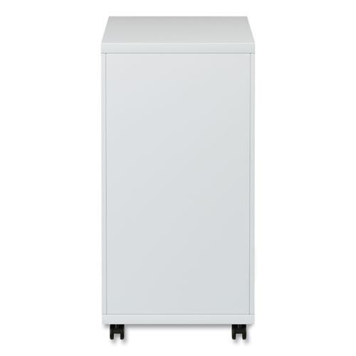File Pedestal with Full-Length Pull, Left or Right, 2 Legal/Letter-Size File Drawers, Light Gray, 14.96" x 19.29" x 27.75". Picture 9