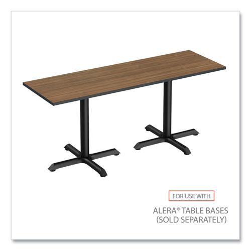 Reversible Laminate Table Top, Rectangular, 47.63w x 23.63d, Espresso/Walnut. Picture 4