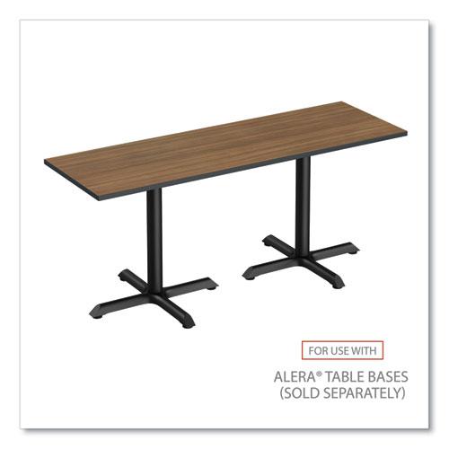 Reversible Laminate Table Top, Rectangular, 71.5w x 23.63d, Espresso/Walnut. Picture 4