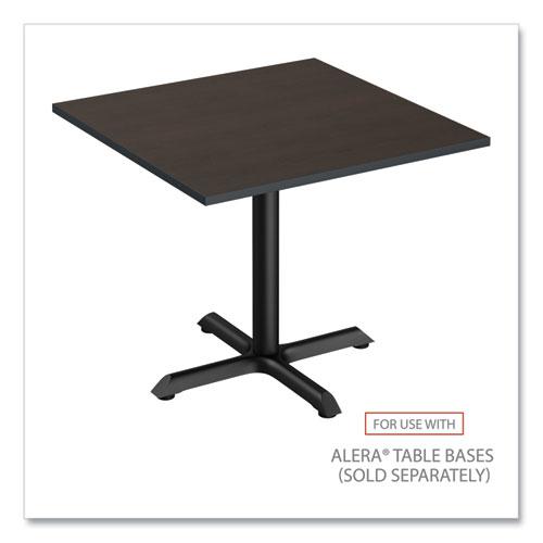 Reversible Laminate Table Top, Square, 35.38w x 35.38d, Espresso/Walnut. Picture 4