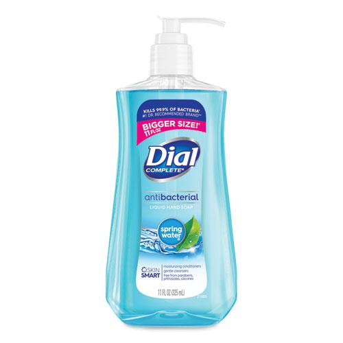 Antibacterial Liquid Hand Soap, Spring Water, 11 oz Pump Bottle, 12/Carton. Picture 1