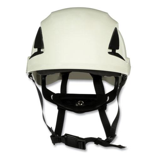 SecureFit X5000 Series Safety Helmet, 6-Point Pressure Diffusion Ratchet Suspension, White. Picture 4