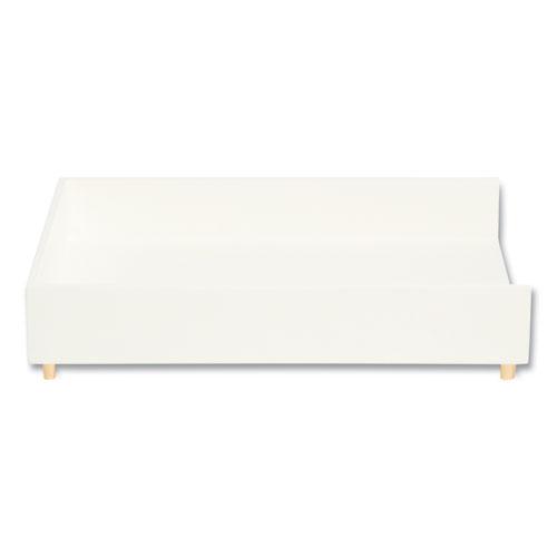Juliet Paper Tray, 1 Section, Holds 11" x 8.5" Files, 10 x 12.25 x 2.5, White. Picture 6