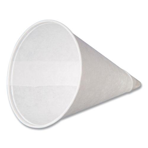 Paper Cone Cups, 4 oz, White, 5,000/Carton. Picture 4