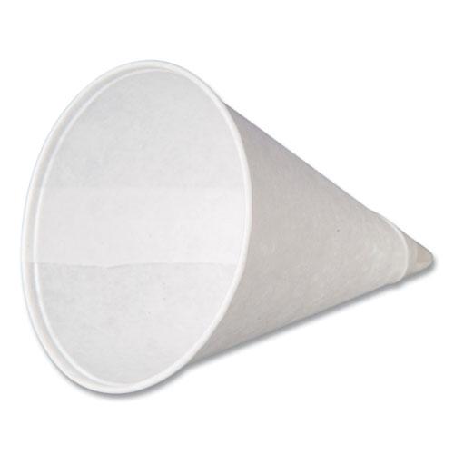 Paper Cone Cups, 3.2 oz, White, 5,000/Carton. Picture 4