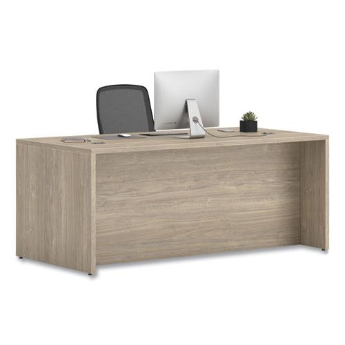 10500 Series Double Full-Height Pedestal Desk, Left: Box/Box/File, Right: File/File, 72" x 36" x 29.5", Kingswood Walnut. Picture 3