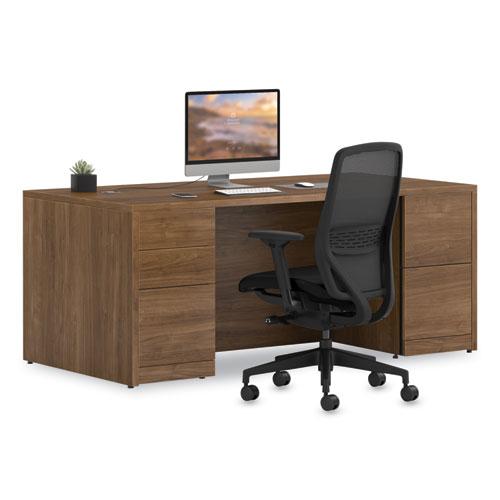10500 Series Double Full-Height Pedestal Desk, Left: Box/Box/File, Right: File/File, 72" x 36" x 29.5", Pinnacle. Picture 3